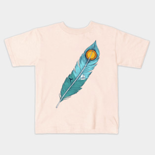 feather landscape Kids T-Shirt