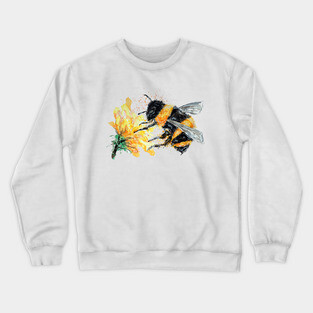 Bumble Bee collecting Pollen Crewneck Sweatshirt