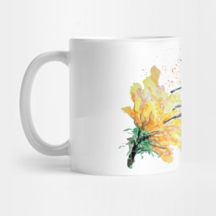 Bumble Bee collecting Pollen Mug