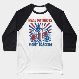 Anti-Fascist Baseball T-Shirt