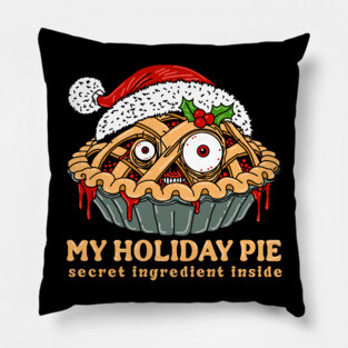 Monster Holiday Pie Pillow