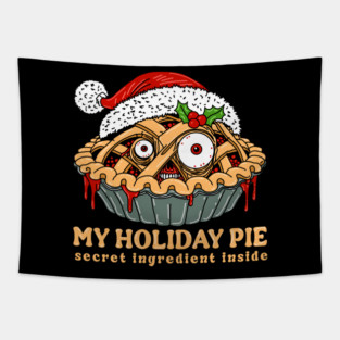 Monster Holiday Pie Tapestry
