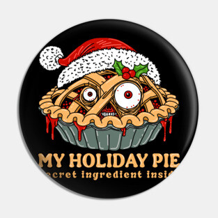 Monster Holiday Pie Pin