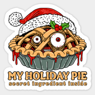 Monster Holiday Pie Sticker