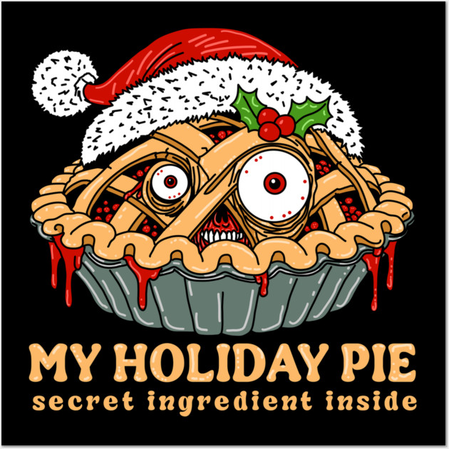 Monster Holiday Pie Wall Art by H. R. Sinclair