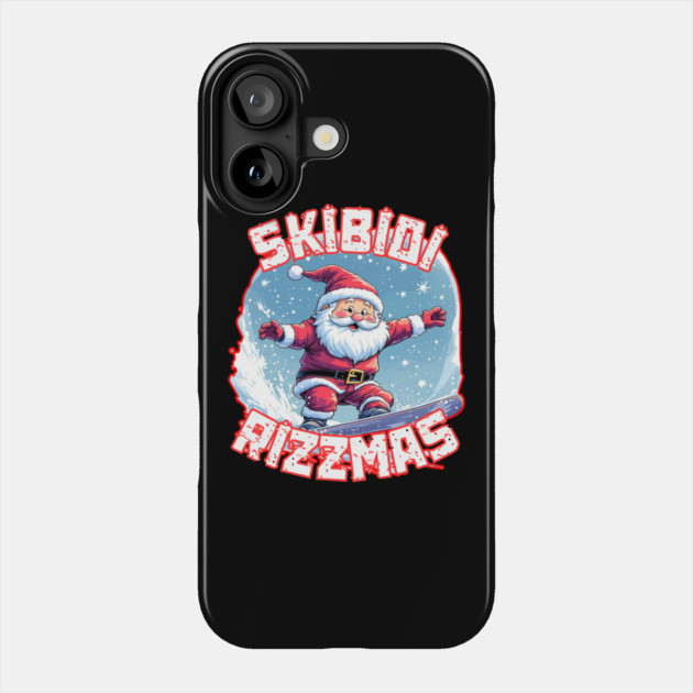 Skibidi Rizzmas Phone Case by Creatifly Graphic Tees