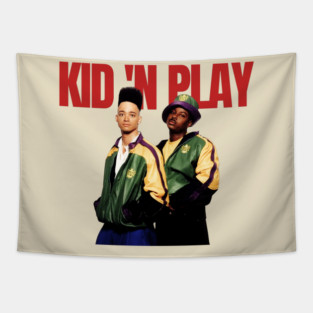 Kid 'N Play 90s Aesthetic Design Tapestry