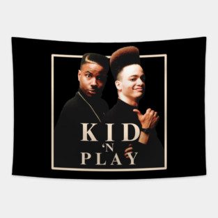 Kid 'N Play 90s Aesthetic Design Tapestry