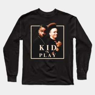 Kid 'N Play 90s Aesthetic Design Long Sleeve T-Shirt