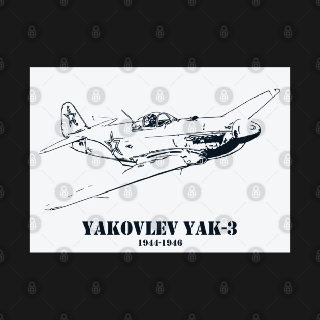 Yakovlev Yak-3 WWII Soviet Fighter by Lakeric