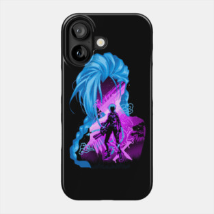 Jinx Silhouette Phone Case