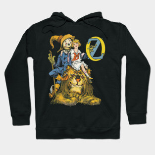 Dorothy, The Scarecrow & The Cowardly Lion, Wizard Of Oz Hoodie