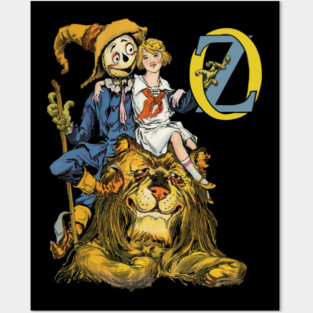 Dorothy, The Scarecrow & The Cowardly Lion, Wizard Of Oz Posters and Art