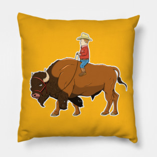 Buffalo Bobby Hill Pillow