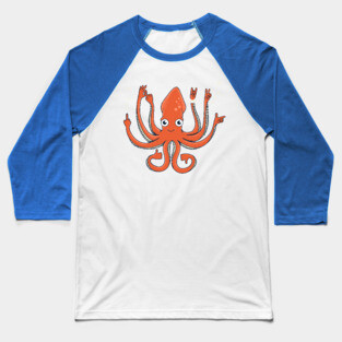 Octopus Baseball T-Shirt