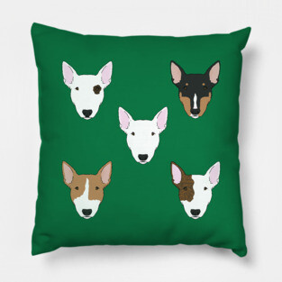 Bull Terriers Pillow
