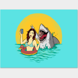 shark Posters and Art