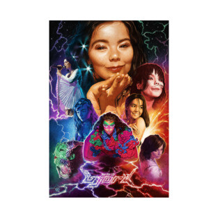 Illustrated Björk Poster T-Shirt