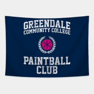 Greendale Community College Paintball Club Tapestry