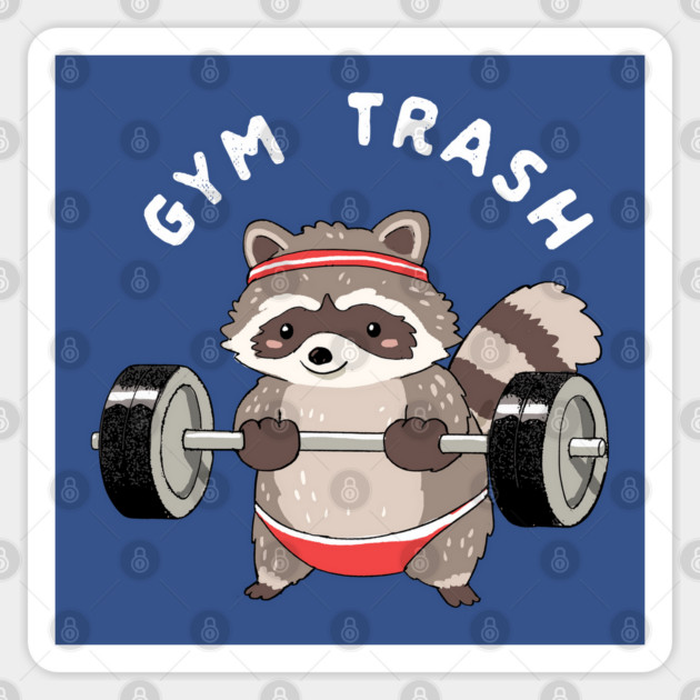 Gym Trash Sticker by GoshWow®
