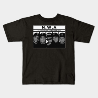 Hip hop Group - NWA Kids T-Shirt