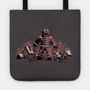 Gingerbread Man Horror Tote