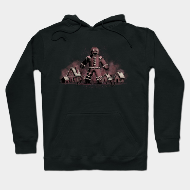 Gingerbread Man Horror Hoodie by H. R. Sinclair