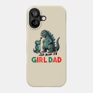 Girl dad lizard design Phone Case