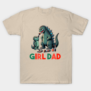 Girl dad lizard design T-Shirt
