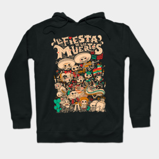 Fiesta de los muertos Hoodie