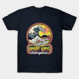 Great Retro Wave Kanagawa T-Shirt