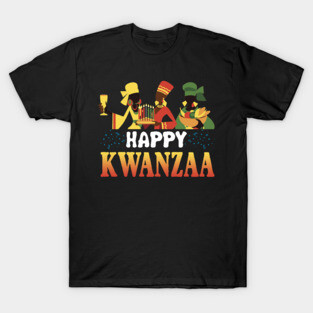 Happy Kwanzaa T-shirt African American Holiday Gift T-Shirt