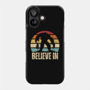 Believe In Sasquatch Bigfoot Retro Vintage For Christmas Phone Case
