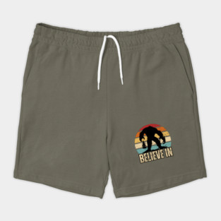 Believe In Sasquatch Bigfoot Retro Vintage For Christmas Shorts