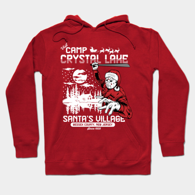 Visit Santa's Village at Camp Crystal Lake Hoodie by carloj1956