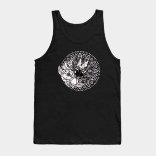 Bumble Bee Mandala Tank Top