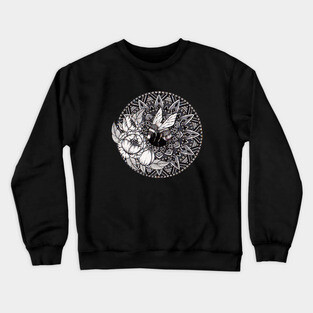 Bumble Bee Mandala Crewneck Sweatshirt
