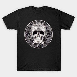 Ornate Skull Mandala T-Shirt
