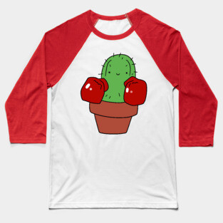 Boxing Gloves Cactus Baseball T-Shirt