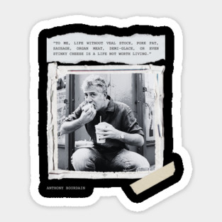 anthony bourdain hope vintage Sticker
