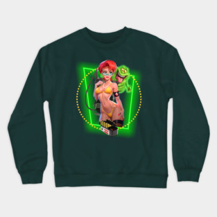 JANINE MELNITZ + SLIMER - 4th Design Crewneck Sweatshirt