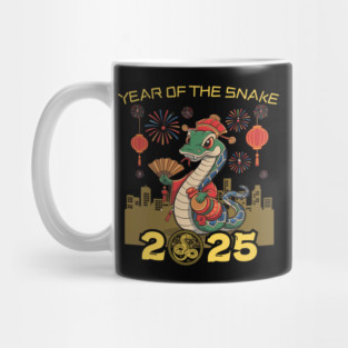 Year Of The Snake 2025, Chinese New Year Mug