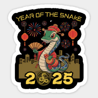 Year Of The Snake 2025, Chinese New Year Sticker