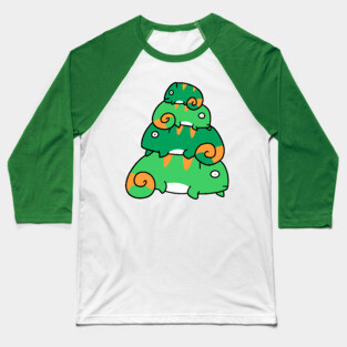 Chameleon Stack Baseball T-Shirt