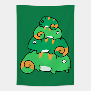 Chameleon Stack Tapestry