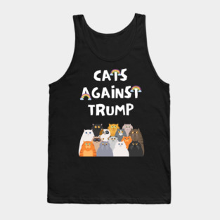 Cats Against Trump Tank Top