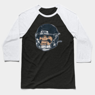 Bo Nix Face Baseball T-Shirt