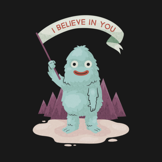 Christmas Yeti Believes In You by dumbshirts