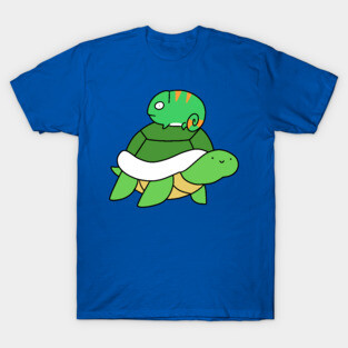 Turtle and Little Chameleon T-Shirt