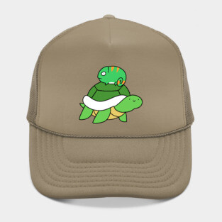 Turtle and Little Chameleon Hat